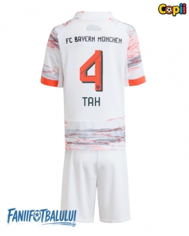Bayern Munich Jonathan Tah #4 Echipament de Fotbal Replică 2025-26 Copii Deplasare (+ Șorturi)